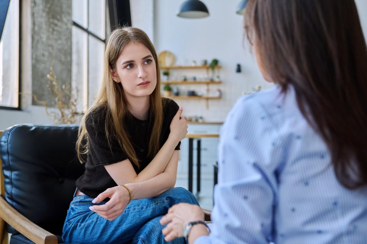 Therapy Consultation Therapy consultation between a mental health professional and a client